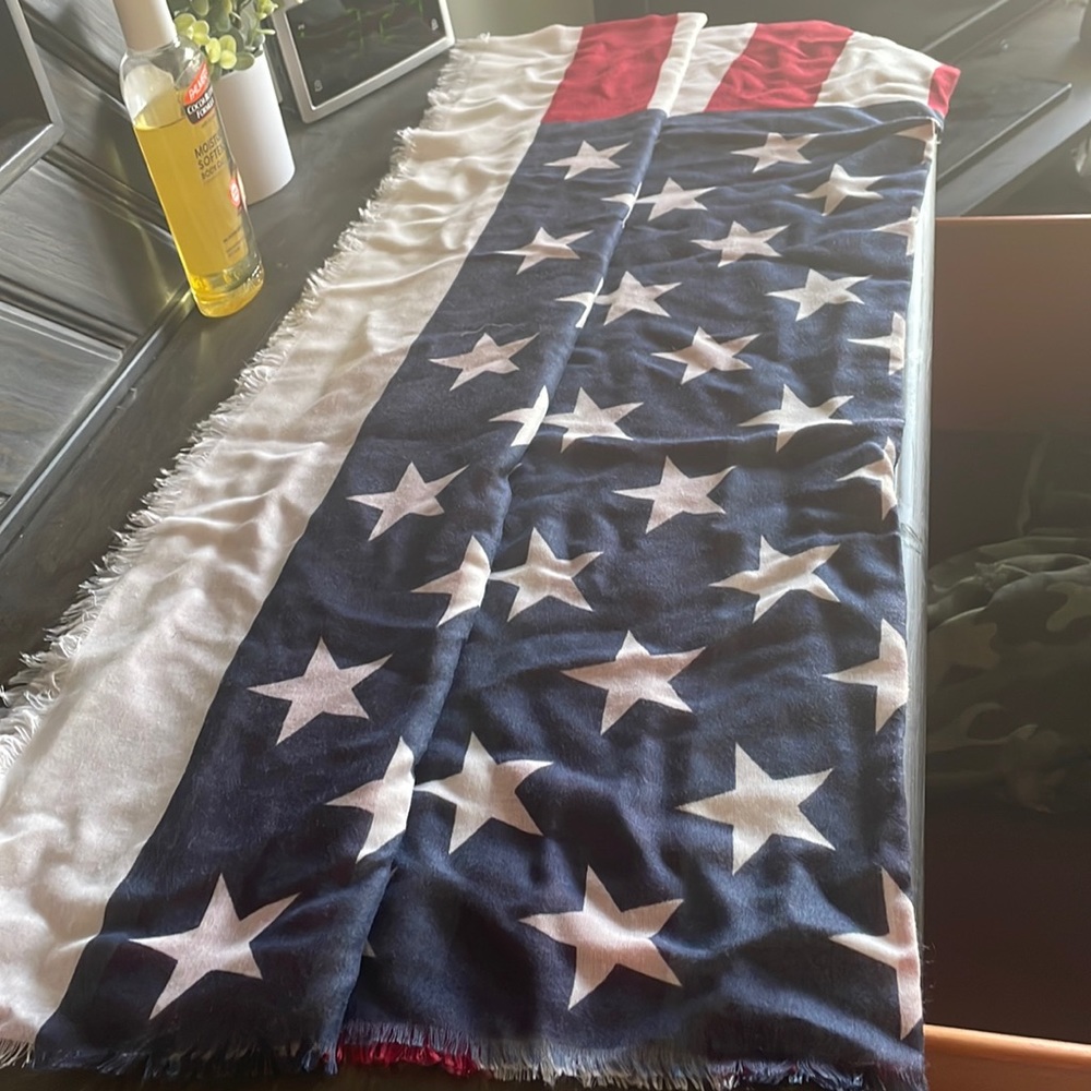 American flag scarf
